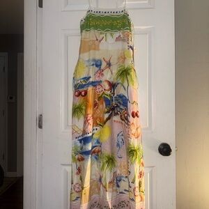 C&C California Viral Linen blend Maxi dress